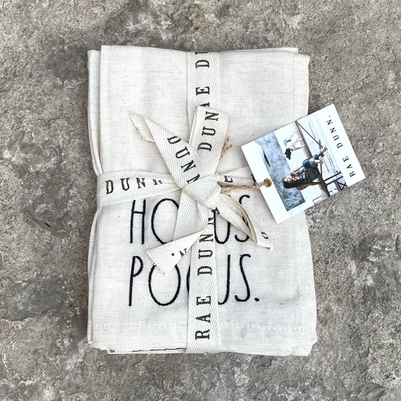 Rae Dunn Other - Rae Dunn Halloween Embroidered Napkins